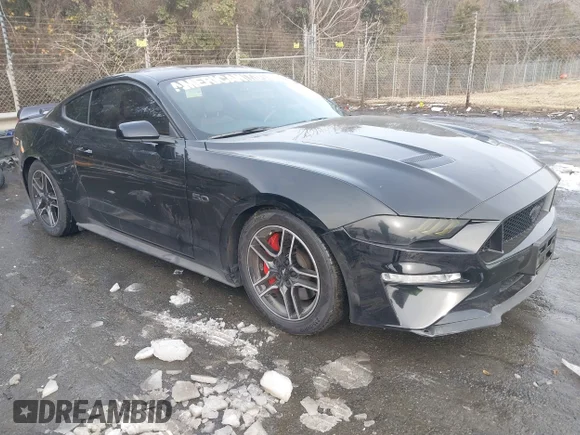 ✅ 2020 Ford Mustang GT • VIN: 1FA6P8CF1L5191168 • Lot: 44260675. Listed on IAAI with 28,999 mi. Free auction sales archive from the USA and detailed vehicle history report at DreamBid. Image 1.