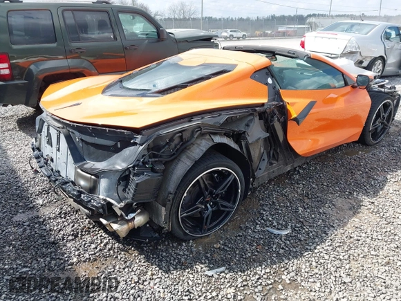 ✅ 2022 Chevrolet Corvette 1LT • VIN: 1G1YA2D47N5116467 • Lot: 44726617. Wystawiony na IAAI z przebiegiem 32 274 mil. Bezpłatny archiwum sprzedaży aukcyjnych z USA i szczegółowy raport historii pojazdu na DreamBid. Zdjęcie 4.