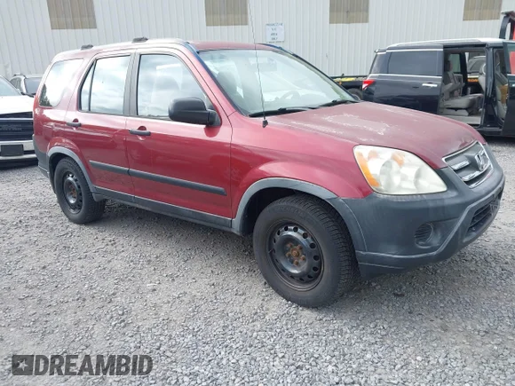 ✅ 2005 Honda CR-V LX • VIN: JHLRD78575C037429 • Lot: 45267483. Listed on IAAI with 165,528 mi. Free auction sales archive from the USA and detailed vehicle history report at DreamBid. Image 1.