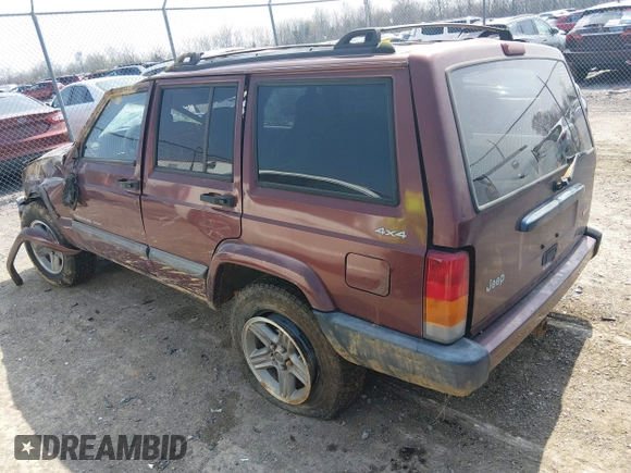 ✅ 2001 Jeep Cherokee Sport • VIN: 1J4FF48S01L617561 • Lot: 44662476. Wystawiony na IAAI z przebiegiem 196 576 mil. Bezpłatny archiwum sprzedaży aukcyjnych z USA i szczegółowy raport historii pojazdu na DreamBid. Zdjęcie 3.