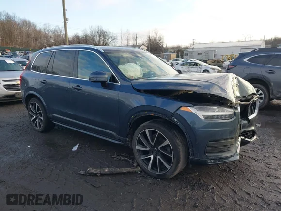 ✅ 2020 Volvo XC90 Momentum • VIN: YV4A22PK4L1577689 • Lot: 44109740. Listed on IAAI with 95,932 mi. Free auction sales archive from the USA and detailed vehicle history report at DreamBid. Image 1.