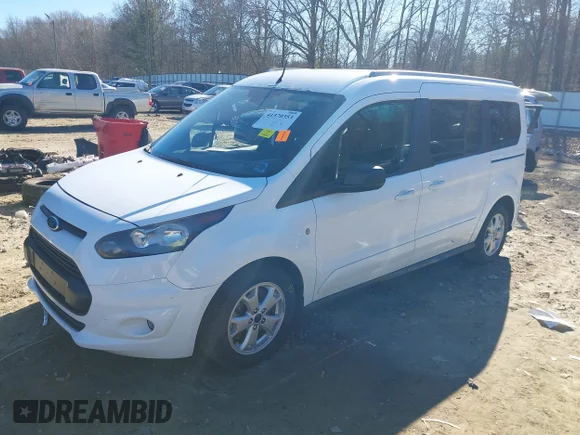 ✅ 2015 Ford Transit Connect XLT • VIN: NM0GE9F76F1195918 • Lot: 41370353. Listed on IAAI with 171,794 mi. Free auction sales archive from the USA and detailed vehicle history report at DreamBid. Image 2.