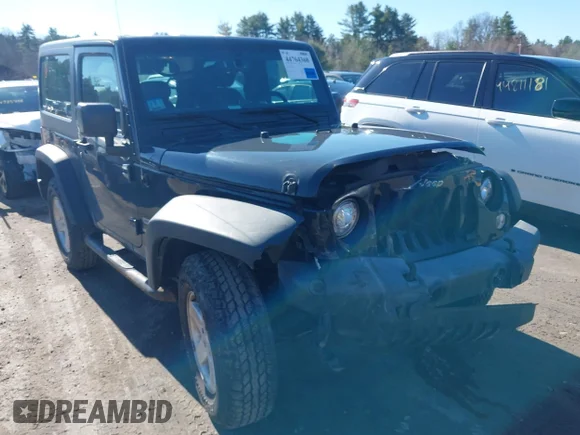 ✅ 2017 Jeep Wrangler Sport • VIN: 1C4GJWAG6HL508168 • Lot: 44764360. Listed on IAAI with 89,666 mi. Free auction sales archive from the USA and detailed vehicle history report at DreamBid. Image 1.