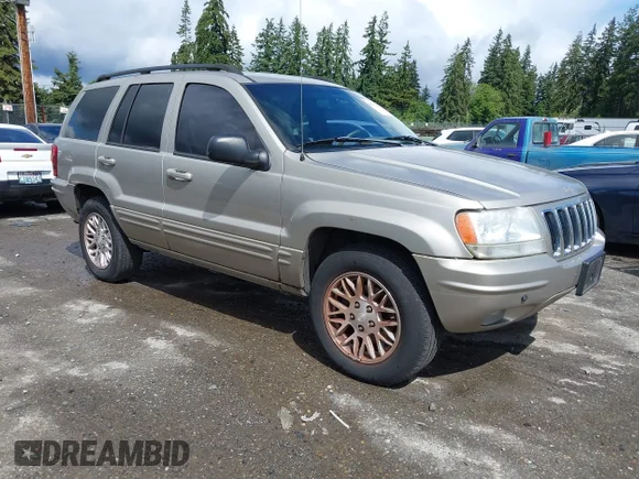 ✅ 2003 Jeep Grand Cherokee Limited • VIN: 1J8GX58S93C621522 • Lot: 45324058. Wystawiony na IAAI z przebiegiem 139 879 mil. Bezpłatny archiwum sprzedaży aukcyjnych z USA i szczegółowy raport historii pojazdu na DreamBid. Zdjęcie 1.
