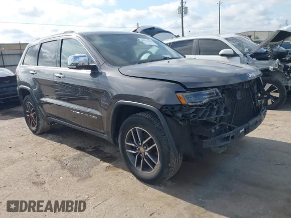 ✅ 2017 Jeep Grand Cherokee Limited • VIN: 1C4RJEBG2HC943271 • Лот: 45132436. Опубликован ранее на IAAI с пробегом 152 387 миль. Бесплатный доступ к архиву аукционных продаж из США и подробный отчёт об истории автомобиля на DreamBid. Изображение 1.