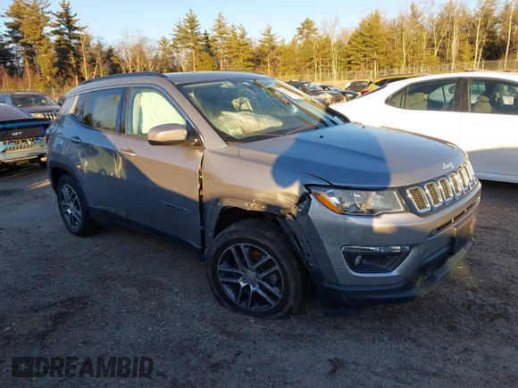 ✅ 2020 Jeep Compass Latitude • VIN: 3C4NJDBB2LT228971 • Лот: 41293037. Опубліковано раніше на IAAI з пробігом 34 080 миль. Безкоштовний доступ до архіву аукціонних продажів зі США та докладний звіт про історію автомобіля на DreamBid. Зображення 1.