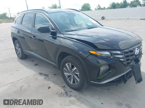 ✅ 2024 Hyundai Tucson Blue • VIN: KM8JBCD16RU224474 • Лот: 44983645. Опубліковано раніше на IAAI з пробігом 35 380 миль. Безкоштовний доступ до архіву аукціонних продажів зі США та докладний звіт про історію автомобіля на DreamBid. Зображення 1.