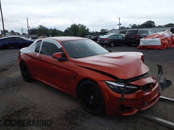 ✅ 2019 BMW M4 • VIN: WBS4Z9C55KEJ63745 • Lot: 42356986. Wystawiony na IAAI z przebiegiem 90 585 mil. Bezpłatny archiwum sprzedaży aukcyjnych z USA i szczegółowy raport historii pojazdu na DreamBid. Zdjęcie 1.