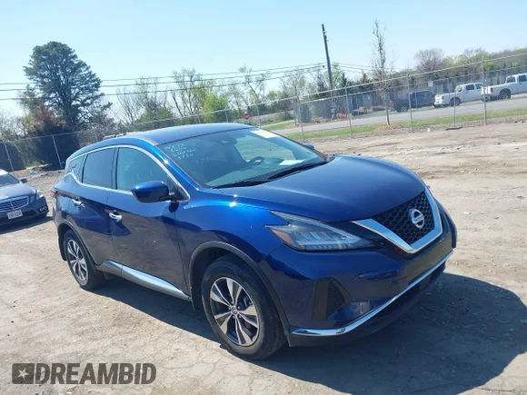 ✅ 2021 Nissan Murano S • VIN: 5N1AZ2AS5MC125842 • Lot: 44815754. Wystawiony na IAAI z przebiegiem 109 776 mil. Bezpłatny archiwum sprzedaży aukcyjnych z USA i szczegółowy raport historii pojazdu na DreamBid. Zdjęcie 1.