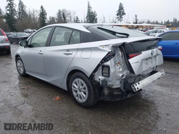 ✅ 2021 Toyota Prius LE • VIN: JTDKAMFU4M3134389 • Lot: 43959769. Wystawiony na IAAI z przebiegiem 137 824 mil. Bezpłatny archiwum sprzedaży aukcyjnych z USA i szczegółowy raport historii pojazdu na DreamBid. Zdjęcie 3.