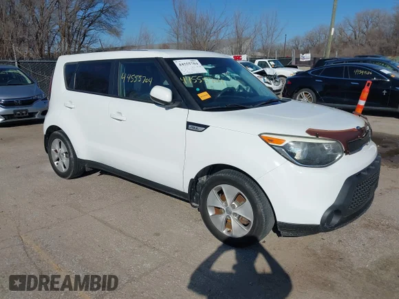 ✅ 2015 Kia Soul • VIN: KNDJN2A23F7206463 • Лот: 44555704. Опубліковано раніше на IAAI з пробігом 107 659 миль. Безкоштовний доступ до архіву аукціонних продажів зі США та докладний звіт про історію автомобіля на DreamBid. Зображення 1.