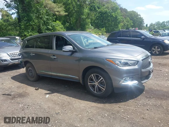 ✅ 2019 Infiniti QX60 Luxe • VIN: 5N1DL0MM1KC511770 • Лот: 45349797. Опубликован ранее на IAAI с пробегом 94 988 миль. Бесплатный доступ к архиву аукционных продаж из США и подробный отчёт об истории автомобиля на DreamBid. Изображение 1.