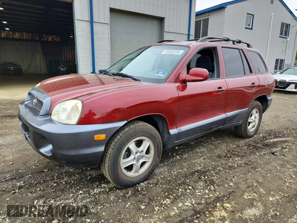 ✅ 2004 Hyundai Santa Fe • VIN: KM8SB12B24U824499 • Lot: 53343256. Listed on Copart with 85,635 mi. Free auction sales archive from the USA and detailed vehicle history report at DreamBid. Image 1.
