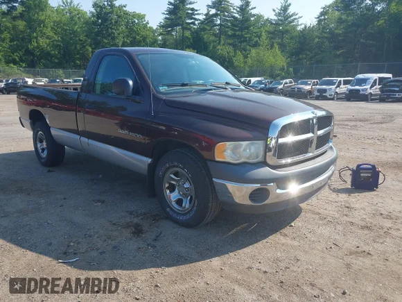 ✅ 2004 Dodge 1500 ST • VIN: 1D7HA16N54J219485 • Lot: 45444119. Listed on IAAI with 148,649 mi. Free auction sales archive from the USA and detailed vehicle history report at DreamBid. Image 1.
