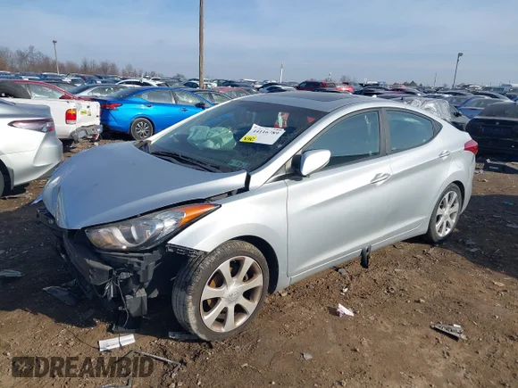 ✅ 2011 Hyundai Elantra GLS • VIN: 5NPDH4AE7BH021414 • Лот: 44116789. Опубліковано раніше на IAAI з пробігом 171 972 миль. Безкоштовний доступ до архіву аукціонних продажів зі США та докладний звіт про історію автомобіля на DreamBid. Зображення 2.