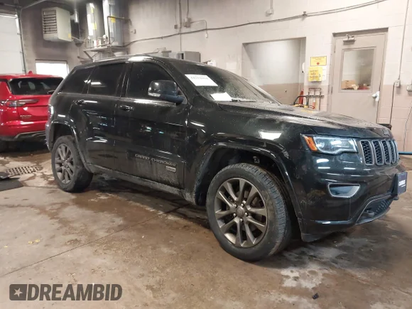 ✅ 2016 Jeep Grand Cherokee Limited 75th Anniversary • VIN: 1C4RJFBG0GC333325 • Lot: 44312964. Wystawiony na IAAI z przebiegiem 127 532 mil. Bezpłatny archiwum sprzedaży aukcyjnych z USA i szczegółowy raport historii pojazdu na DreamBid. Zdjęcie 1.