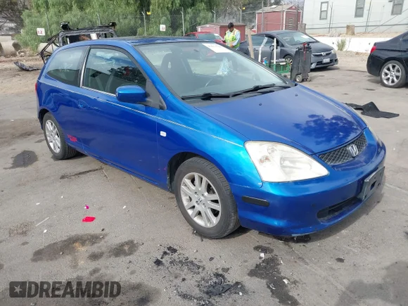✅ 2003 Honda Civic Si • VIN: SHHEP33653U404127 • Lot: 43671598. Listed on IAAI with 135,605 mi. Free auction sales archive from the USA and detailed vehicle history report at DreamBid. Image 1.