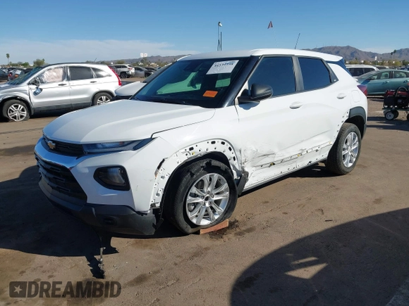 ✅ 2023 Chevrolet TrailBlazer LS • VIN: KL79MMS22PB018075 • Lot: 44539598. Wystawiony na IAAI z przebiegiem 32 181 mil. Bezpłatny archiwum sprzedaży aukcyjnych z USA i szczegółowy raport historii pojazdu na DreamBid. Zdjęcie 6.