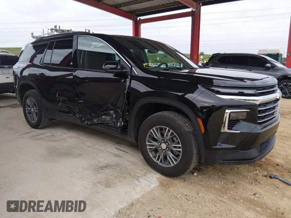 ✅ 2025 Chevrolet Traverse FWD LT • VIN: 1GNERGRS8SJ126541 • Лот: 45276798. Опубліковано раніше на IAAI з пробігом 21 762 миль. Безкоштовний доступ до архіву аукціонних продажів зі США та докладний звіт про історію автомобіля на DreamBid. Зображення 1.