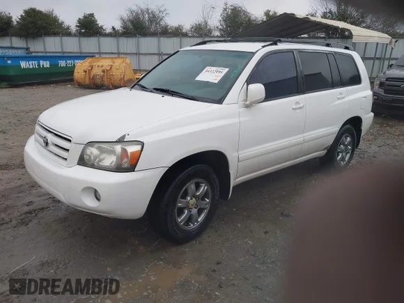 ✅ 2005 Toyota Highlander • VIN: JTEGP21A550087362 • Lot: 44322495. Listed on IAAI with 259,423 mi. Free auction sales archive from the USA and detailed vehicle history report at DreamBid. Image 2.