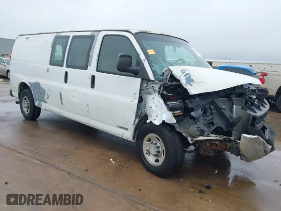 ✅ 2007 Chevrolet Express Cargo • VIN: 1GCGG29V371155960 • Лот: 43963713. Опубликован ранее на IAAI с пробегом Не указан. Бесплатный доступ к архиву аукционных продаж из США и подробный отчёт об истории автомобиля на DreamBid. Изображение 1.