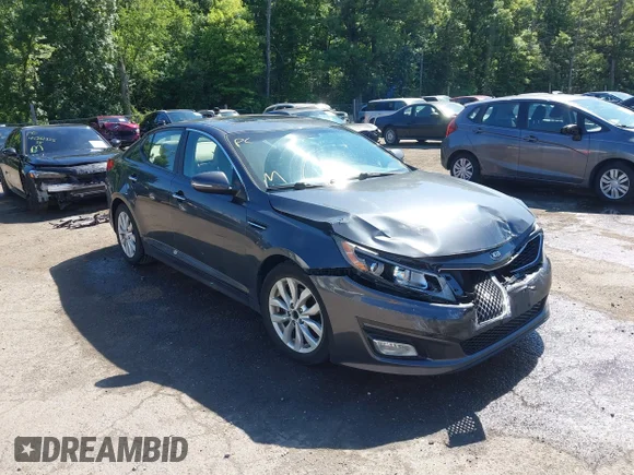 ✅ 2015 Kia Optima LX • VIN: 5XXGM4A76FG500600 • Lot: 45282621. Wystawiony na IAAI z przebiegiem 103 373 mil. Bezpłatny archiwum sprzedaży aukcyjnych z USA i szczegółowy raport historii pojazdu na DreamBid. Zdjęcie 1.