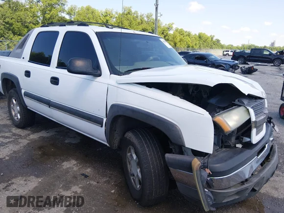 ✅ 2003 Chevrolet Avalanche • VIN: 3GNEC13T83G251400 • Lot: 45089086. Wystawiony na IAAI z przebiegiem 257 416 mil. Bezpłatny archiwum sprzedaży aukcyjnych z USA i szczegółowy raport historii pojazdu na DreamBid. Zdjęcie 1.