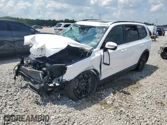✅ 2022 Kia Telluride SX • VIN: 5XYP5DHC6NG201697 • Лот: 66345635. Опубликован ранее на Copart с пробегом Не указан. Бесплатный доступ к архиву аукционных продаж из США и подробный отчёт об истории автомобиля на DreamBid. Изображение 1.