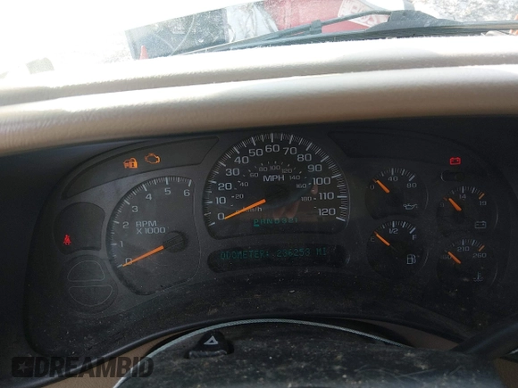 ✅ 2003 GMC Sierra 1500 SLE • VIN: 2GTEC19T331332491 • Lot: 44412233. Wystawiony na IAAI z przebiegiem 236 253 mil. Bezpłatny archiwum sprzedaży aukcyjnych z USA i szczegółowy raport historii pojazdu na DreamBid. Zdjęcie 7.
