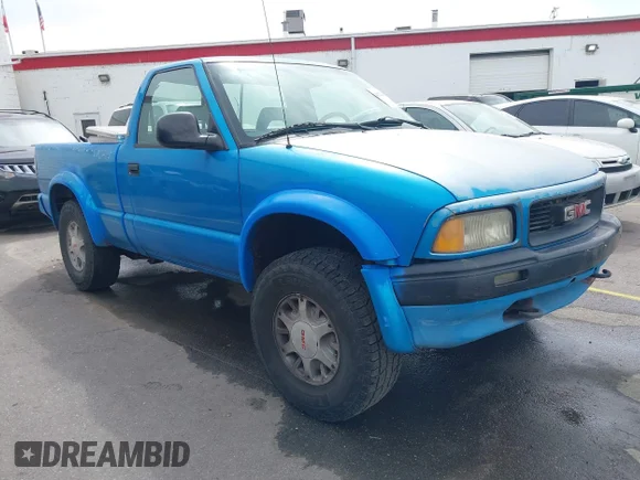 ✅ 1994 GMC Sonoma • VIN: 1GTCT14W6R8527905 • Lot: 43221600. Wystawiony na IAAI z przebiegiem 276 686 mil. Bezpłatny archiwum sprzedaży aukcyjnych z USA i szczegółowy raport historii pojazdu na DreamBid. Zdjęcie 1.