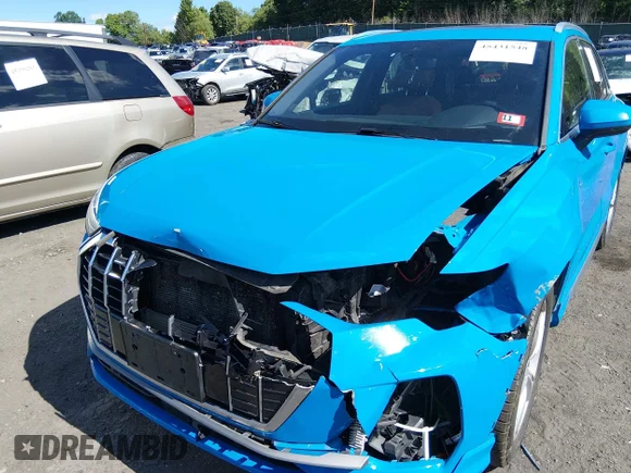 ✅ 2019 Audi Q3 S line Premium Plus • VIN: WA1EECF31K1072584 • Lot: 45431548. Wystawiony na IAAI z przebiegiem 79 577 mil. Bezpłatny archiwum sprzedaży aukcyjnych z USA i szczegółowy raport historii pojazdu na DreamBid. Zdjęcie 6.