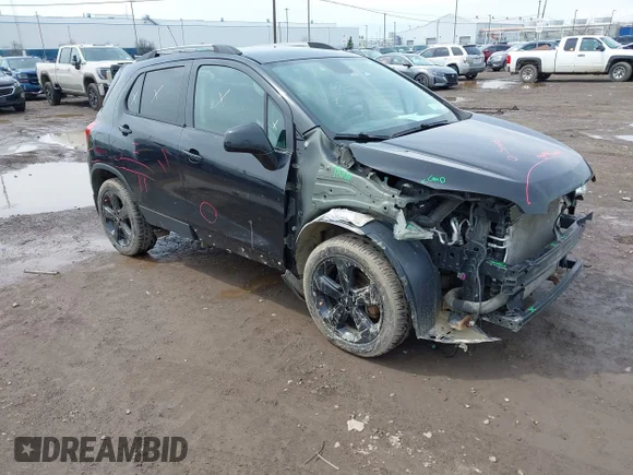 ✅ 2016 Chevrolet Trax LTZ • VIN: KL7CJRSB4GB626353 • Lot: 44881929. Listed on IAAI with 107,034 mi. Free auction sales archive from the USA and detailed vehicle history report at DreamBid. Image 1.