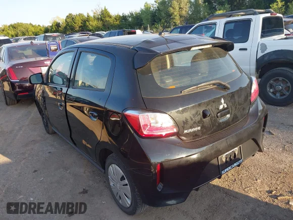 ✅ 2021 Mitsubishi Mirage ES • VIN: ML32AUHJ1MH002229 • Lot: 43036279. Wystawiony na IAAI z przebiegiem 72 643 mil. Bezpłatny archiwum sprzedaży aukcyjnych z USA i szczegółowy raport historii pojazdu na DreamBid. Zdjęcie 3.