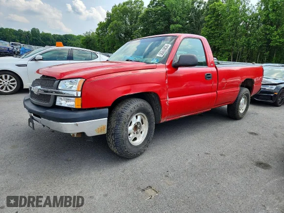 ✅ 2003 Chevrolet Silverado 1500 Work Truck • VIN: 1GCEC14V53Z141848 • Lot: 56866836. Wystawiony na Copart z przebiegiem Nie podano. Bezpłatny archiwum sprzedaży aukcyjnych z USA i szczegółowy raport historii pojazdu na DreamBid. Zdjęcie 1.