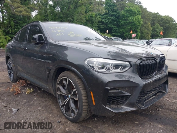 ✅ 2021 BMW X4 M • VIN: 5YMUJ0C05M9H75206 • Лот: 42407451. Опубліковано раніше на IAAI з пробігом 56 557 миль. Безкоштовний доступ до архіву аукціонних продажів зі США та докладний звіт про історію автомобіля на DreamBid. Зображення 6.