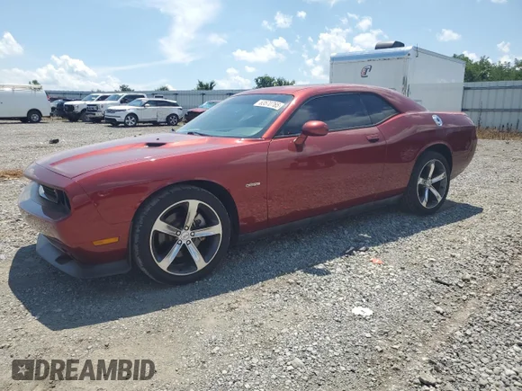 ✅ 2014 Dodge Challenger R/T 100th Anniversary Appearance • VIN: 2C3CDYBT8EH224812 • Лот: 63570765. Опубліковано раніше на Copart з пробігом 78 555 миль. Безкоштовний доступ до архіву аукціонних продажів зі США та докладний звіт про історію автомобіля на DreamBid. Зображення 1.