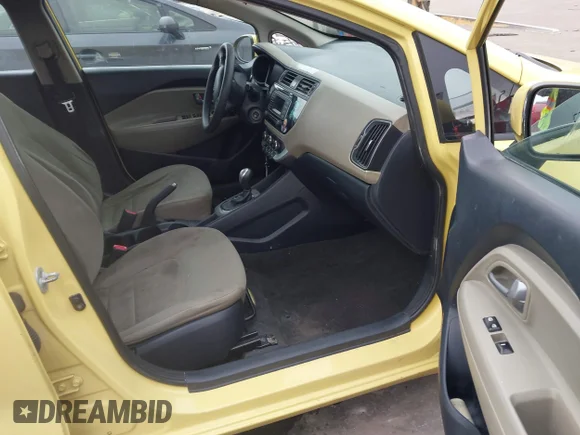 ✅ 2016 Kia Rio LX • VIN: KNADM5A34G6659120 • Лот: 43915320. Опубліковано раніше на IAAI з пробігом 178 194 миль. Безкоштовний доступ до архіву аукціонних продажів зі США та докладний звіт про історію автомобіля на DreamBid. Зображення 5.
