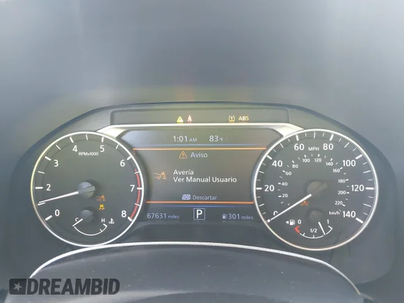 ✅ 2022 Nissan Altima SV • VIN: 1N4BL4DV5NN376013 • Lot: 45100549. Wystawiony na IAAI z przebiegiem 67 631 mil. Bezpłatny archiwum sprzedaży aukcyjnych z USA i szczegółowy raport historii pojazdu na DreamBid. Zdjęcie 7.