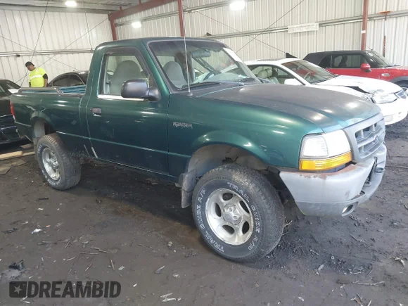 ✅ 2000 Ford Ranger XL • VIN: 1FTYR10V0YTA90545 • Lot: 44570024. Listed on IAAI with 131,198 mi. Free auction sales archive from the USA and detailed vehicle history report at DreamBid. Image 1.