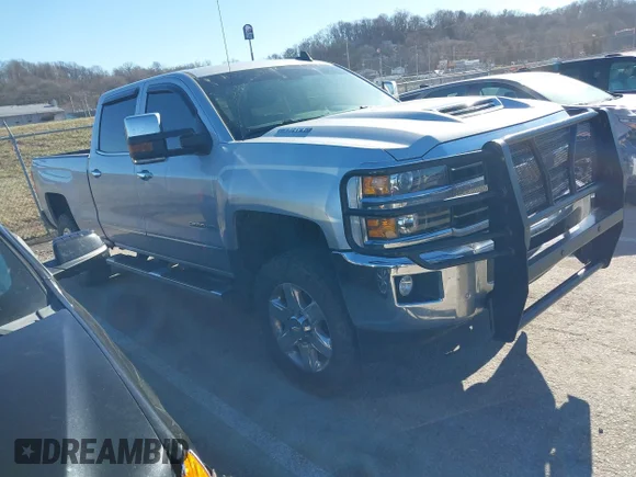 ✅ 2019 Chevrolet Silverado 2500HD LTZ • VIN: 1GC1KTEY0KF170454 • Lot: 44160038. Listed on IAAI with 163,392 mi. Free auction sales archive from the USA and detailed vehicle history report at DreamBid. Image 1.