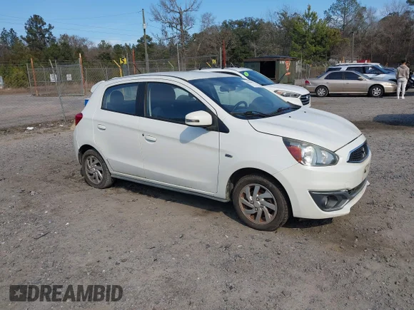 ✅ 2017 Mitsubishi Mirage SE • VIN: ML32A4HJXHH010111 • Lot: 44364994. Listed on IAAI with 128,445 mi. Free auction sales archive from the USA and detailed vehicle history report at DreamBid. Image 1.