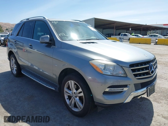 ✅ 2012 Mercedes-Benz M 350 • VIN: 4JGDA2EB3CA096124 • Lot: 44919601. Listed on IAAI with 103,152 mi. Free auction sales archive from the USA and detailed vehicle history report at DreamBid. Image 1.
