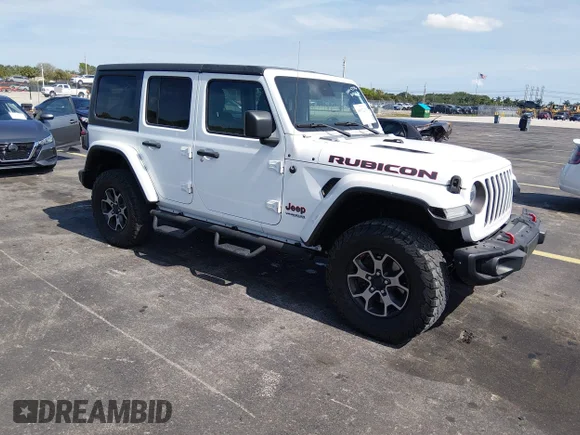 ✅ 2019 Jeep Wrangler Unlimited Rubicon • VIN: 1C4HJXFG0KW524570 • Лот: 45052218. Опубликован ранее на IAAI с пробегом 62 538 миль. Бесплатный доступ к архиву аукционных продаж из США и подробный отчёт об истории автомобиля на DreamBid. Изображение 1.