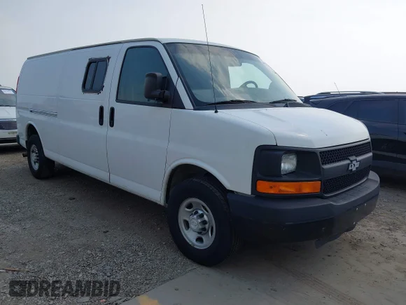 ✅ 2014 Chevrolet Express Cargo • VIN: 1GCZGUCG2E1206697 • Лот: 44978121. Опубліковано раніше на IAAI з пробігом 229 076 миль. Безкоштовний доступ до архіву аукціонних продажів зі США та докладний звіт про історію автомобіля на DreamBid. Зображення 1.