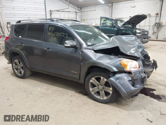✅ 2010 Toyota RAV4 Sport • VIN: JTMRK4DV9A5098240 • Lot: 45070223. Listed on IAAI with 248,004 mi. Free auction sales archive from the USA and detailed vehicle history report at DreamBid. Image 1.