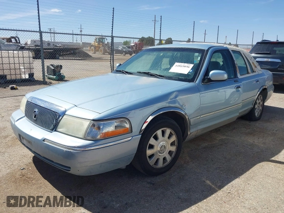✅ 2003 Mercury Grand Marquis GS Convenience • VIN: 2MEFM74W33X653450 • Лот: 44869096. Опубликован ранее на IAAI с пробегом 123 174 миль. Бесплатный доступ к архиву аукционных продаж из США и подробный отчёт об истории автомобиля на DreamBid. Изображение 2.