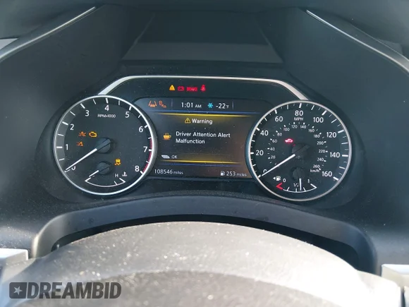 ✅ 2019 Nissan Murano S • VIN: 5N1AZ2MJ9KN145550 • Лот: 44746597. Опубліковано раніше на IAAI з пробігом 108 546 миль. Безкоштовний доступ до архіву аукціонних продажів зі США та докладний звіт про історію автомобіля на DreamBid. Зображення 7.