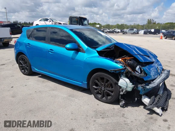 ✅ 2010 Mazda 3 S Sport • VIN: JM1BL1H52A1280800 • Lot: 45048184. Listed on IAAI with 99,107 mi. Free auction sales archive from the USA and detailed vehicle history report at DreamBid. Image 1.