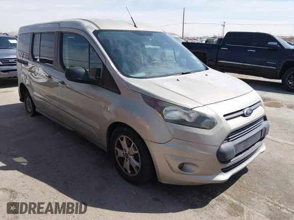 ✅ 2014 Ford Transit Connect XLT • VIN: NM0GE9F74E1158896 • Lot: 44550138. Listed on IAAI with 82,273 mi. Free auction sales archive from the USA and detailed vehicle history report at DreamBid. Image 1.