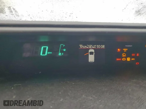 ✅ 2013 Toyota Prius Two • VIN: JTDKDTB38D1556255 • Lot: 99000875. Wystawiony na Copart z przebiegiem 97 529 mil. Bezpłatny archiwum sprzedaży aukcyjnych z USA i szczegółowy raport historii pojazdu na DreamBid. Zdjęcie 9.